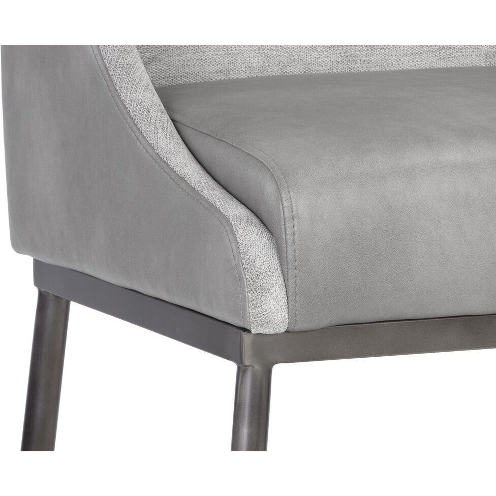 Dalary 36 inch Bravo Metal / Polo Club Stone Counter Stool